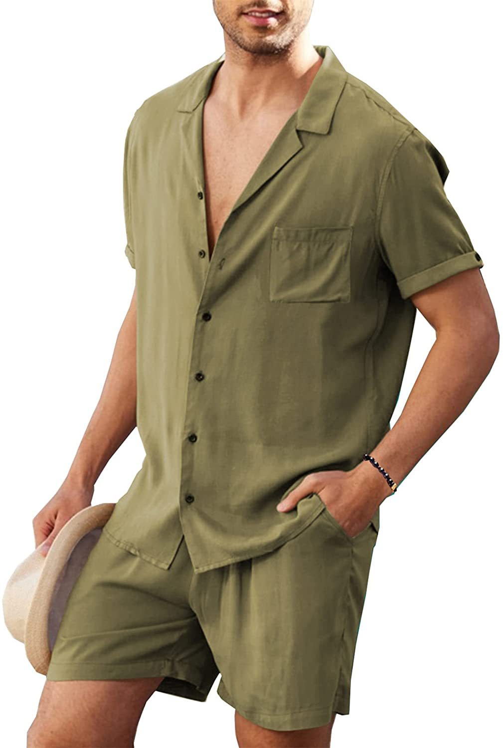 Regor - Cooles Sommeroutfit mit Hemdkragen für Männer