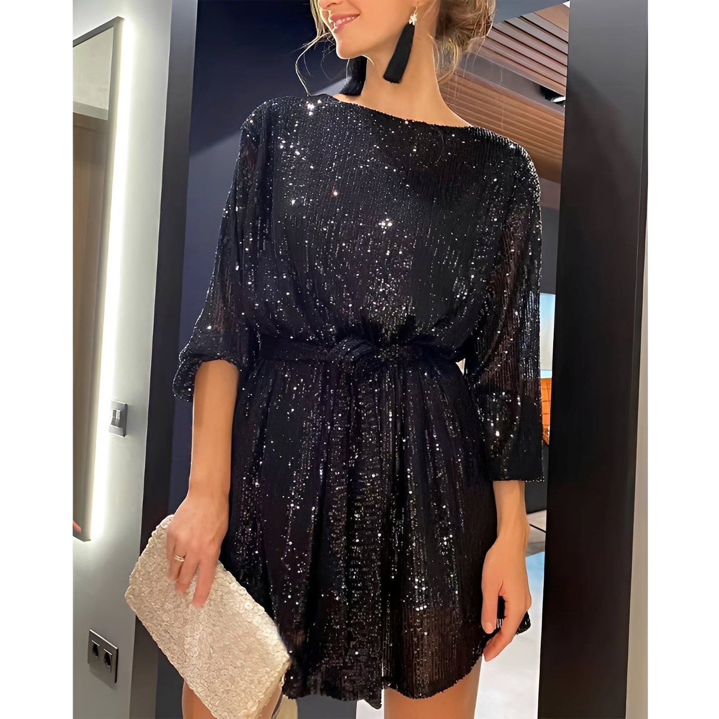 Mirabel - Glitzerndes Damen-Kleid für Partys