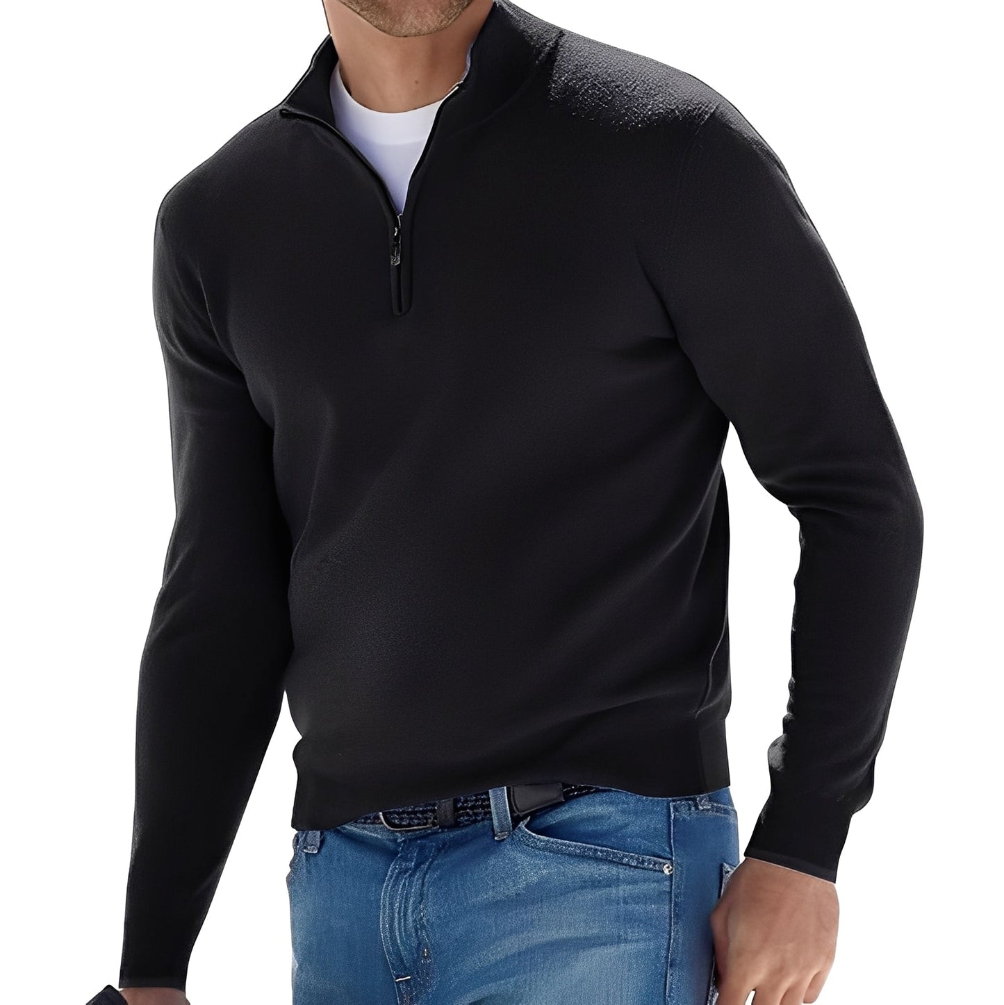 Zayne - Sweat-shirt homme confortable avec fermeture éclair