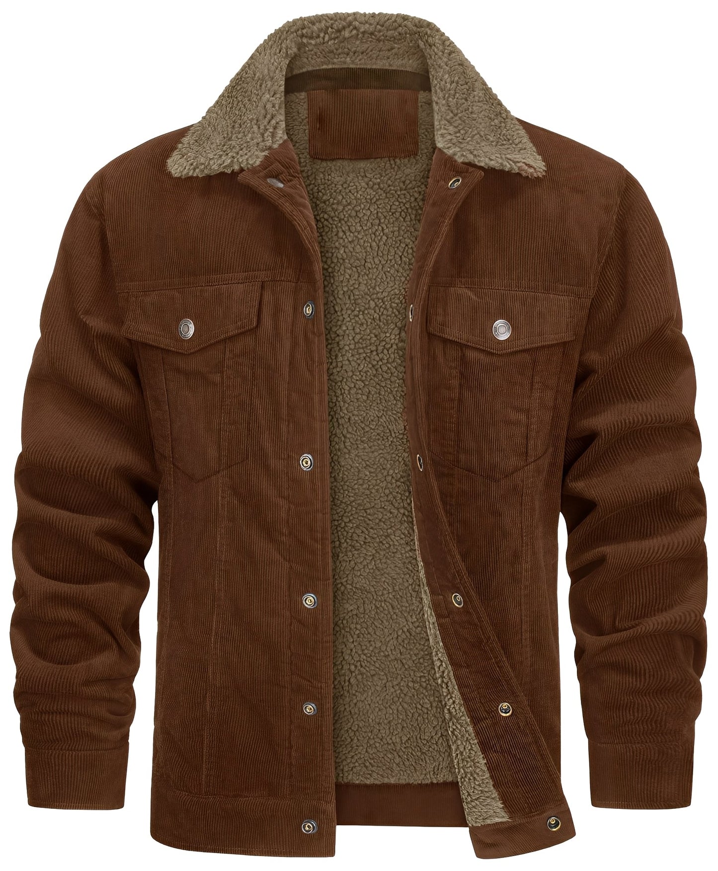 Mack - Klassische Cord-Polsterjacke für Herren
