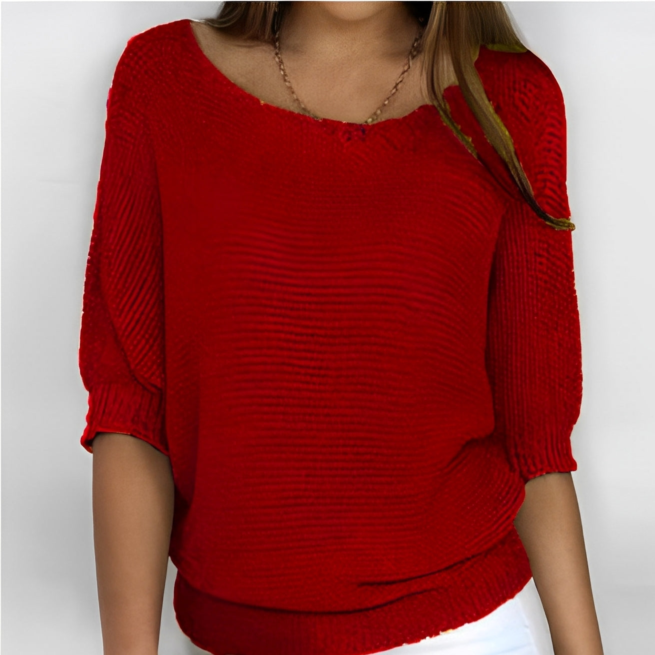 Kathleen - Bequemer, locker geschnittener Damenpullover
