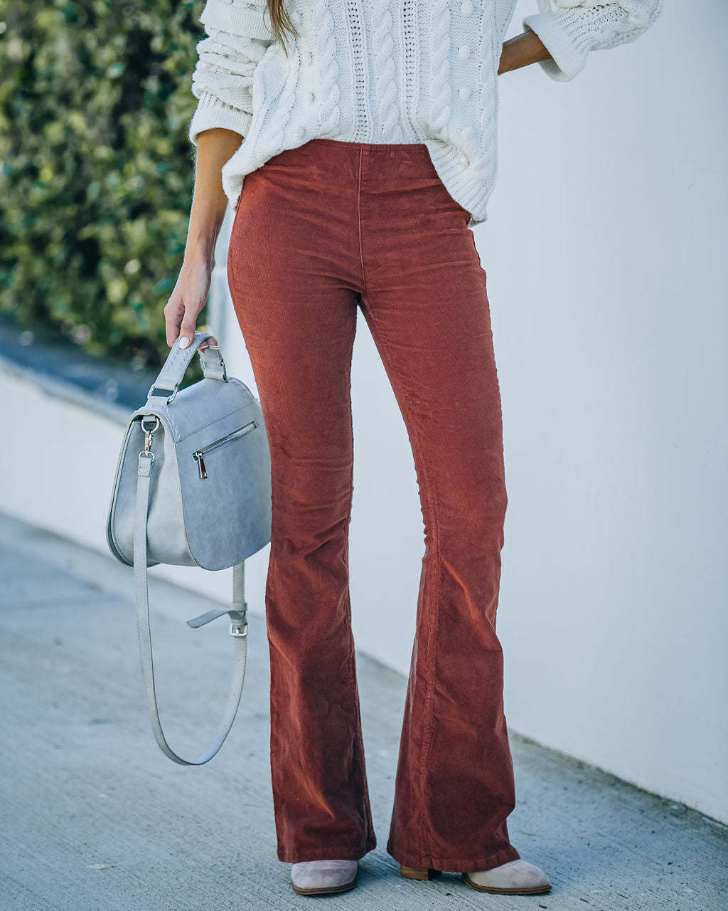Susanne - Bequeme Cordhose mit Schlag für Damen