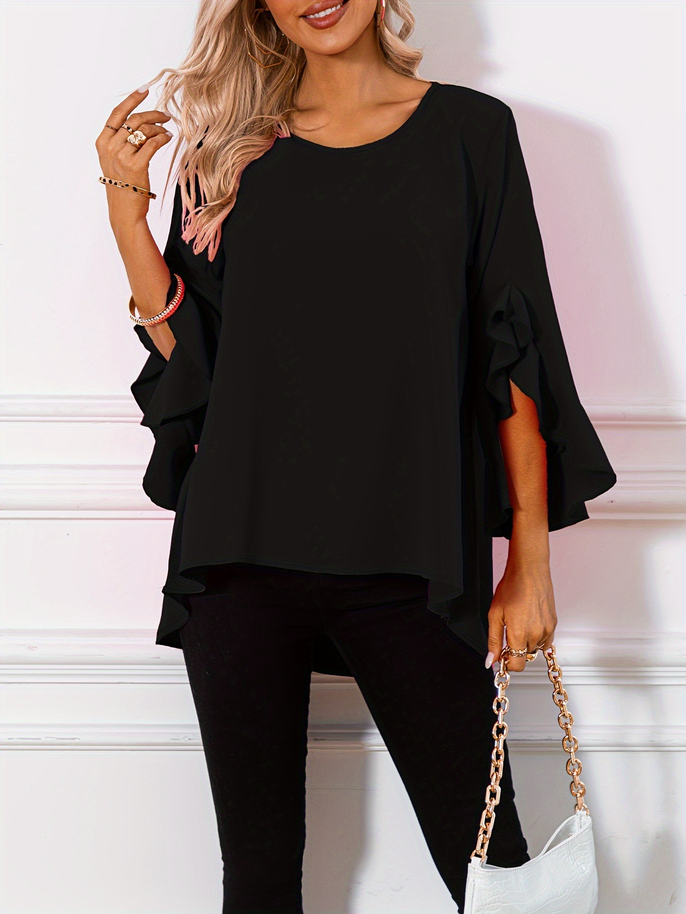 Jessica - Legere Bluse mit Rüschen
