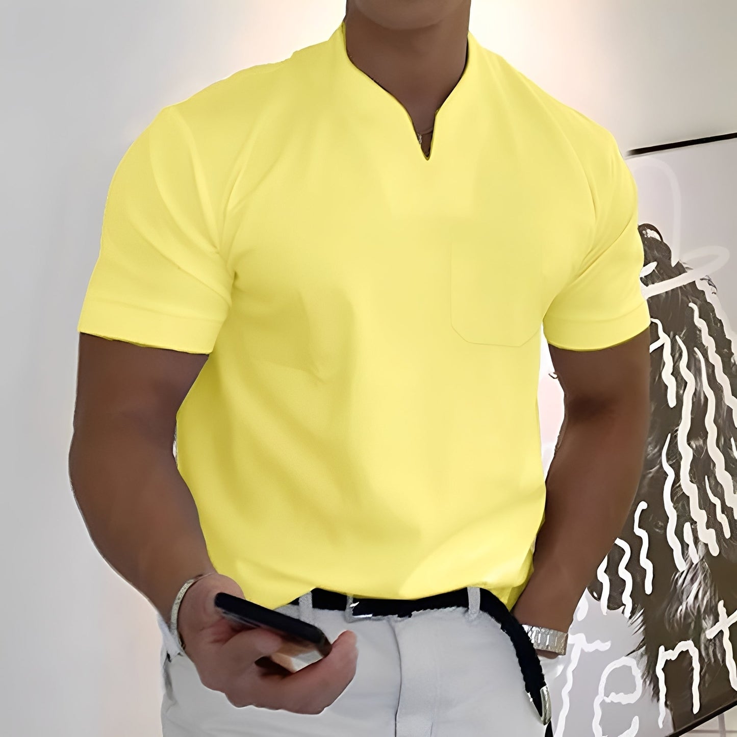 Dylan - Enges, kurzärmeliges Herren-Businesshemd