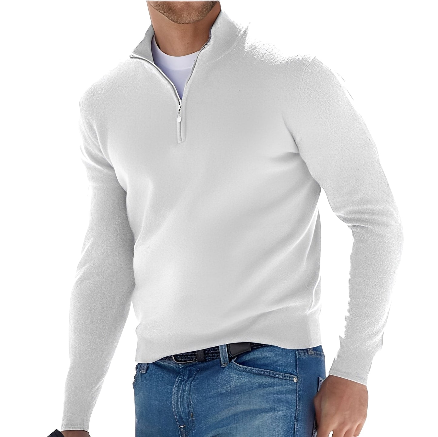 Rufus - Leichte Herrenjacke mit Reißverschluss und hohem Kragen
