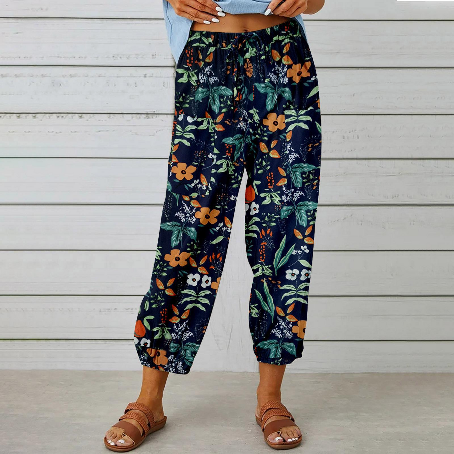 Marina - Schicke bedruckte Damenhose