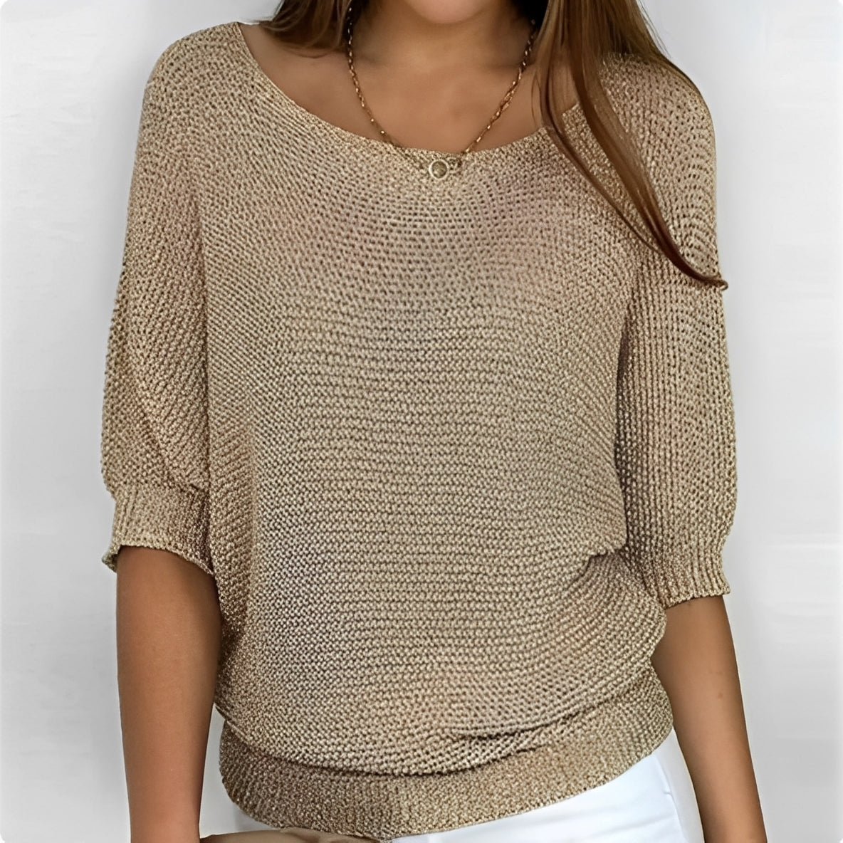 Kathleen - Bequemer, locker geschnittener Damenpullover