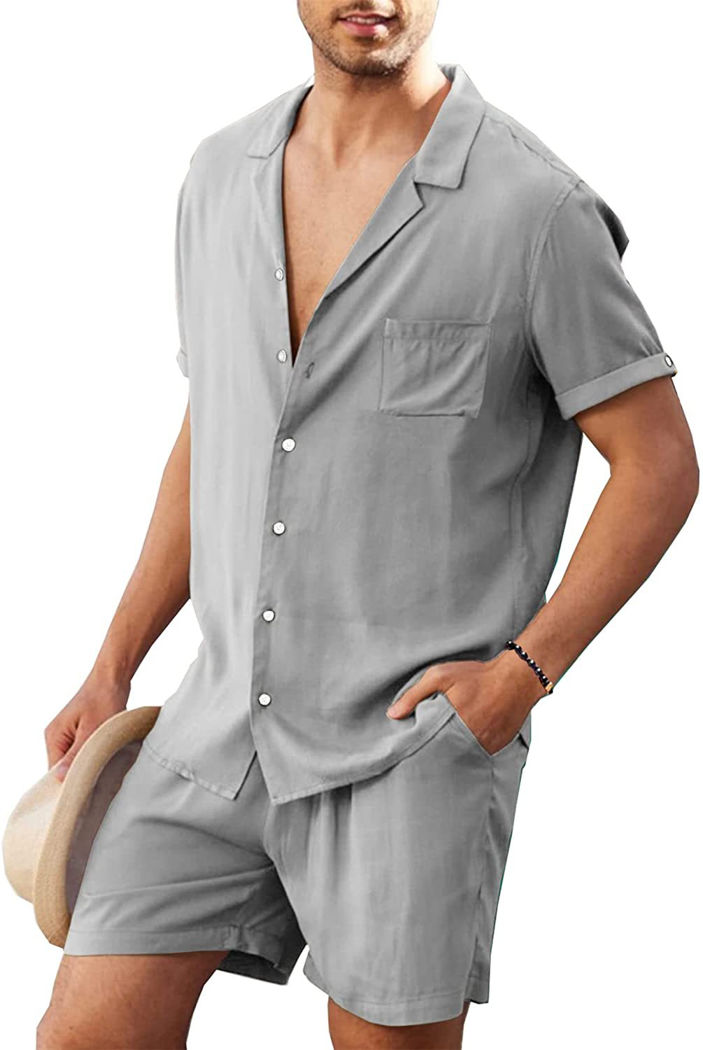 Regor - Cooles Sommeroutfit mit Hemdkragen für Männer