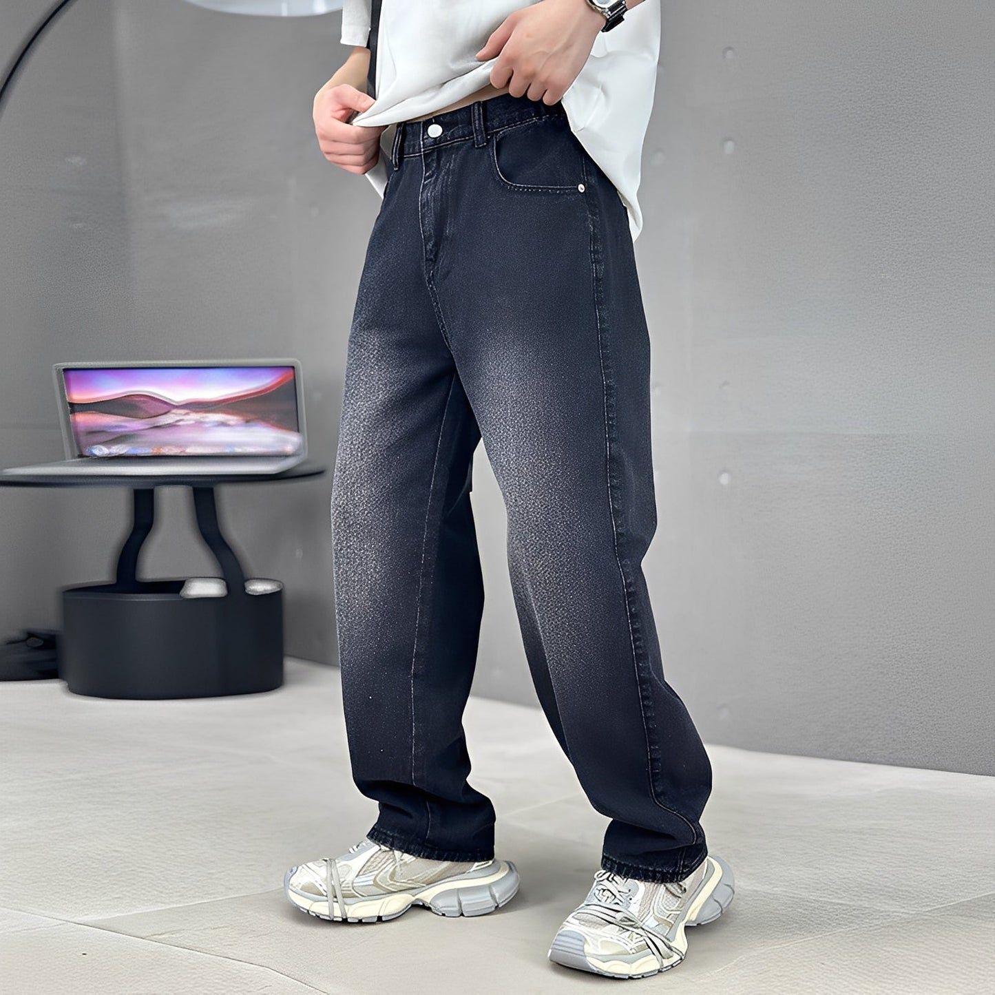 Wendell - Trendige Herrenjeans mit weitem Schnitt