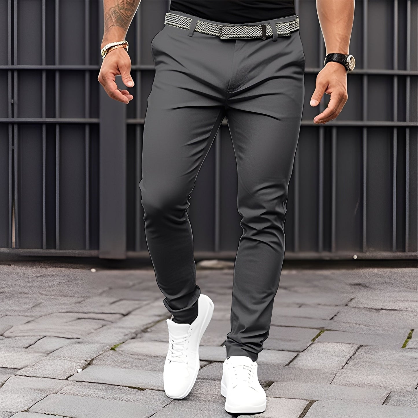 Raphael - Trendige, schmal geschnittene Herrenhose