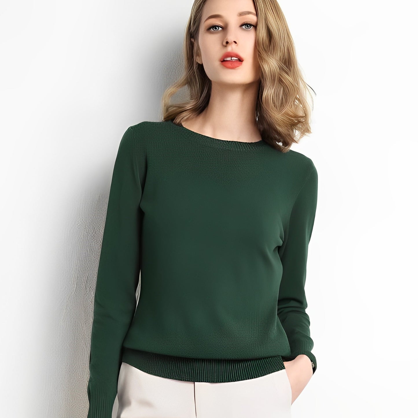 Carmella - Gemütlicher und softer Damen-Strickpullover