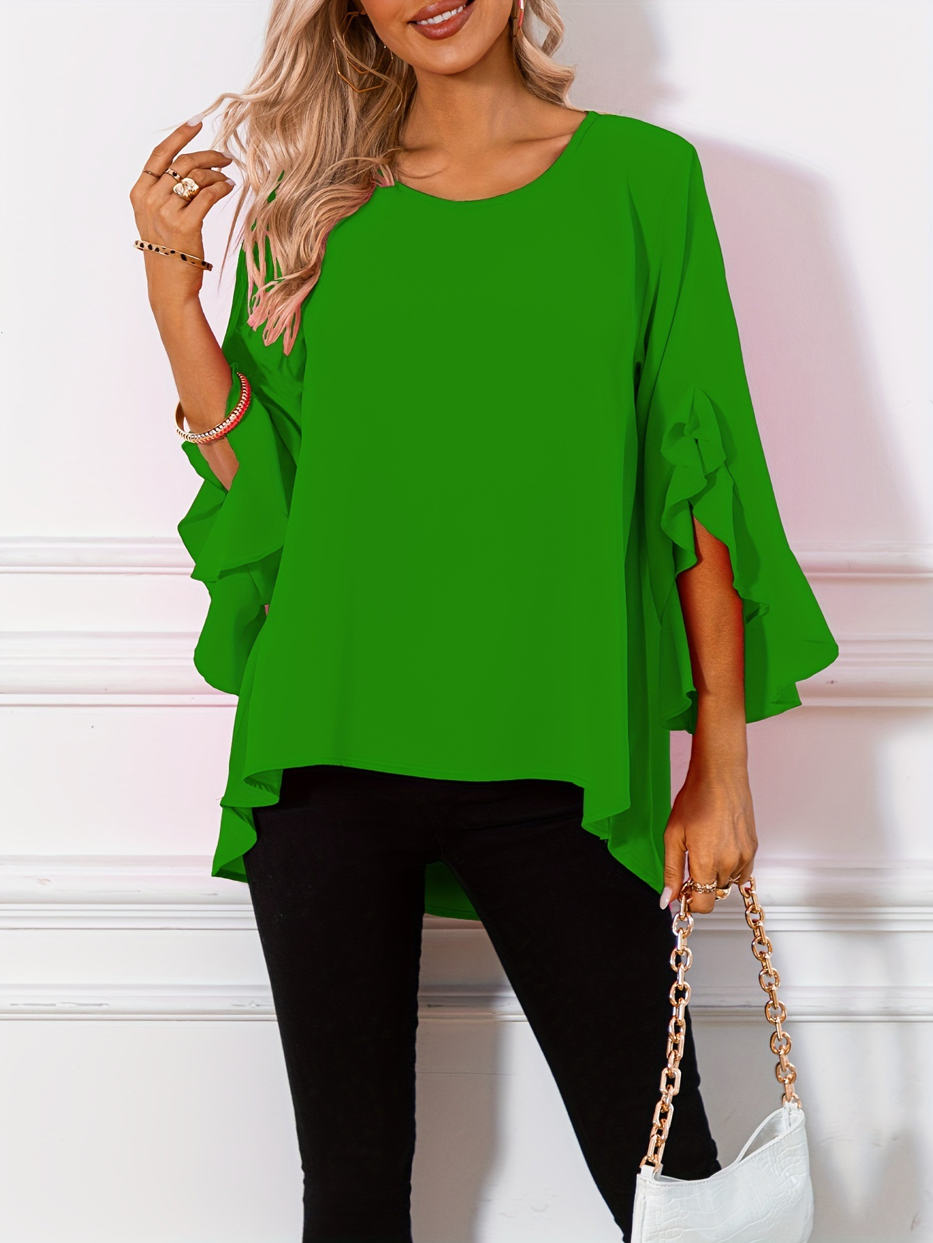 Jessica - Legere Bluse mit Rüschen