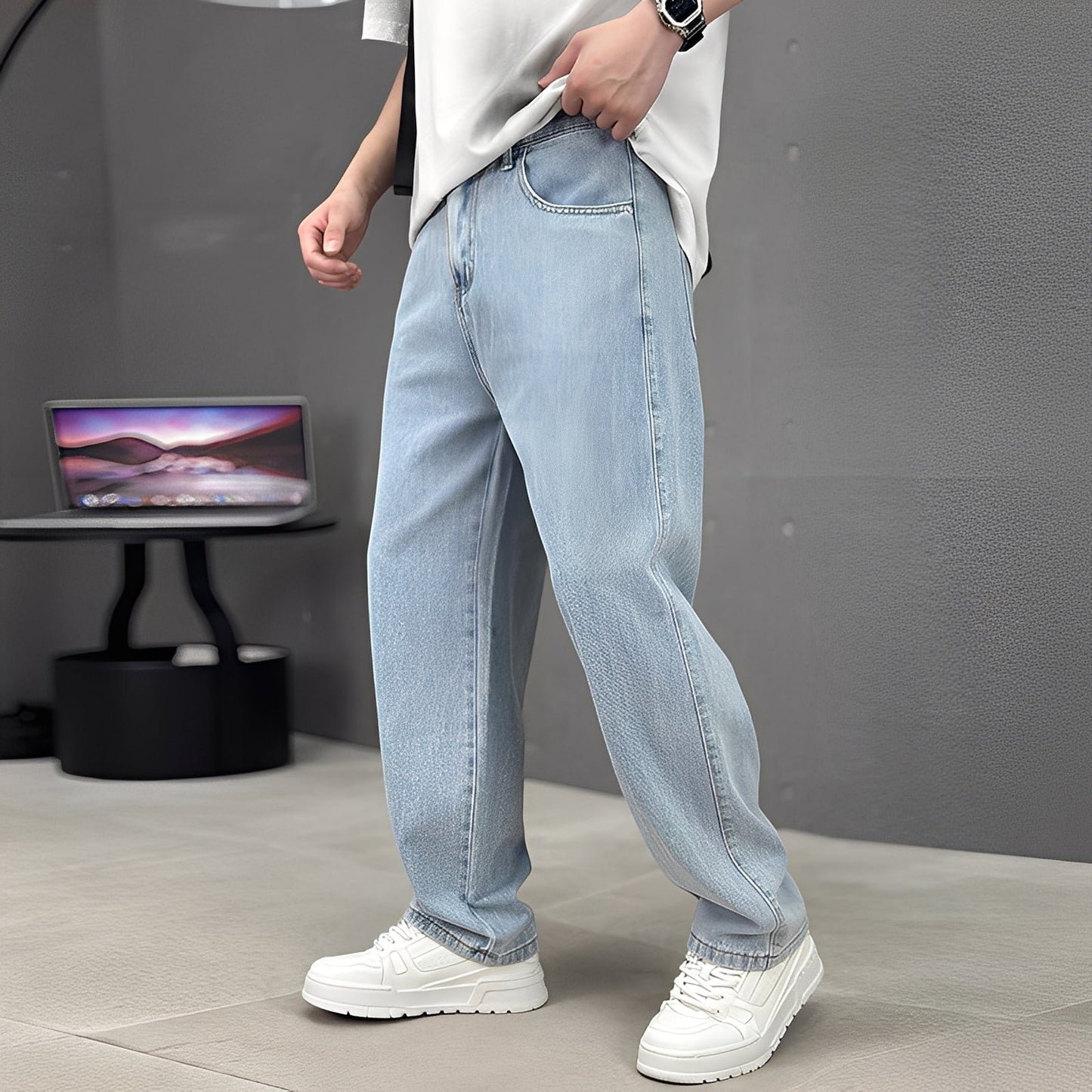 Wendell - Trendige Herrenjeans mit weitem Schnitt