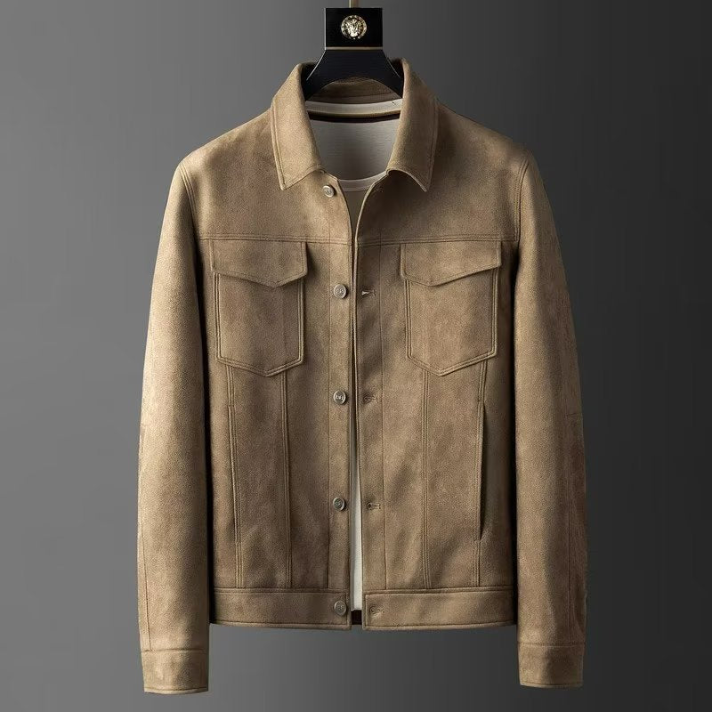 Wilbur - Klassische Herrenjacke aus Wildleder