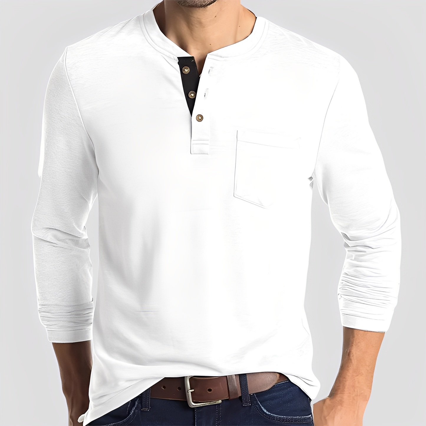Dashiell - Komfortables Herren-Langarmshirt