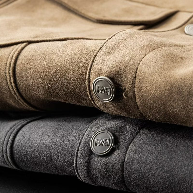 Wilbur - Klassische Herrenjacke aus Wildleder