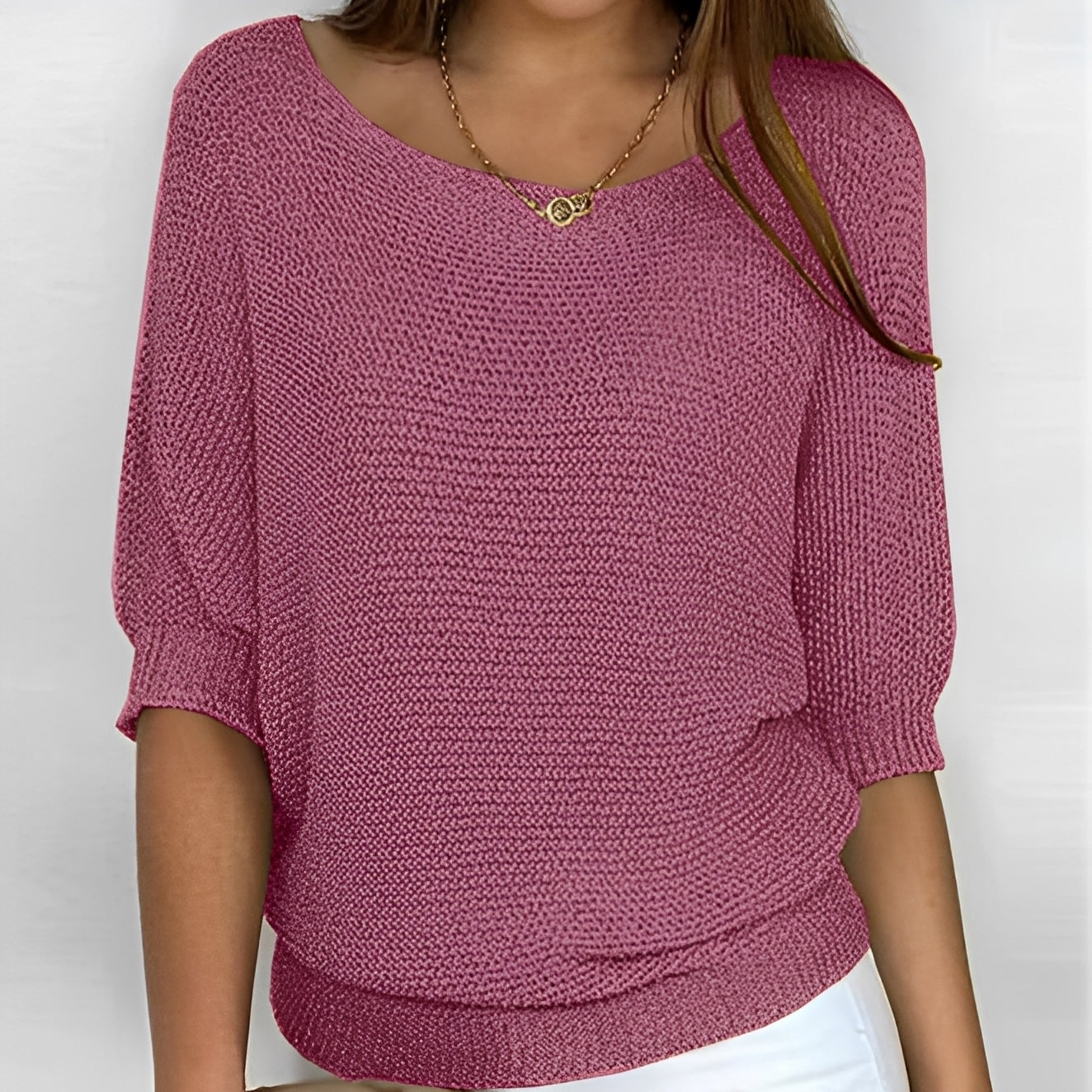 Kathleen - Bequemer, locker geschnittener Damenpullover