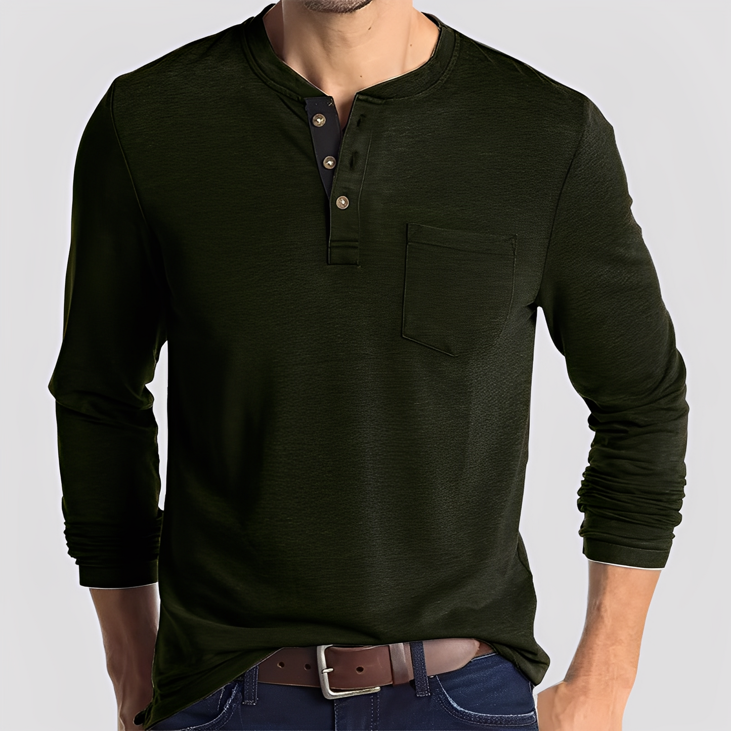Dashiell - Komfortables Herren-Langarmshirt