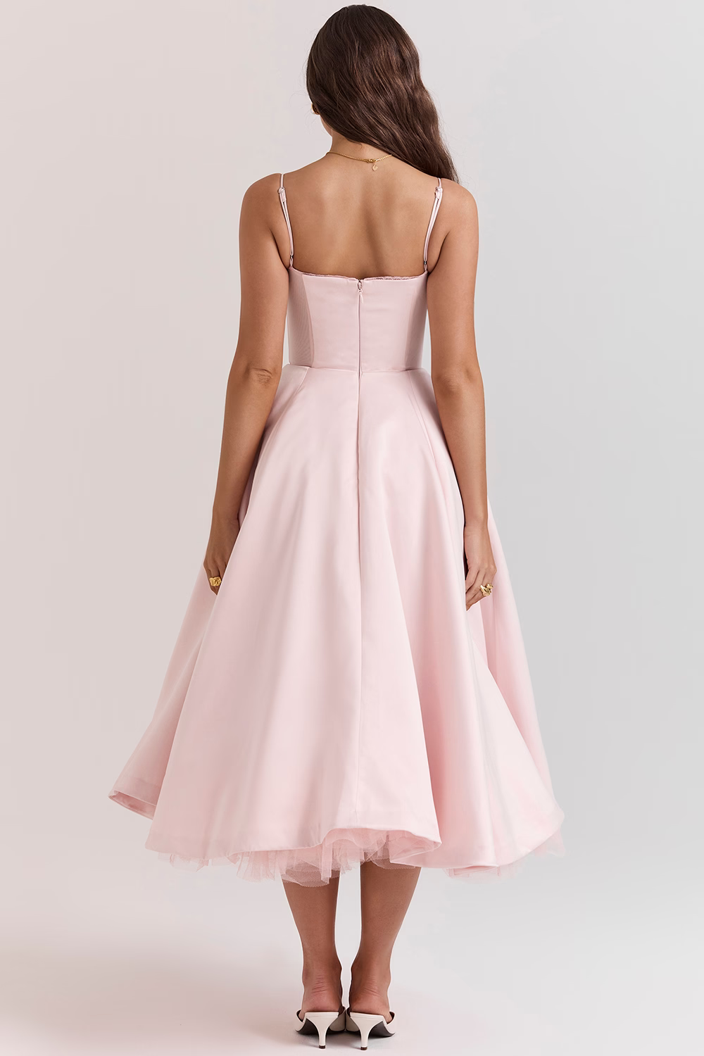 Leona - Schickes Satin-Kleid für Events
