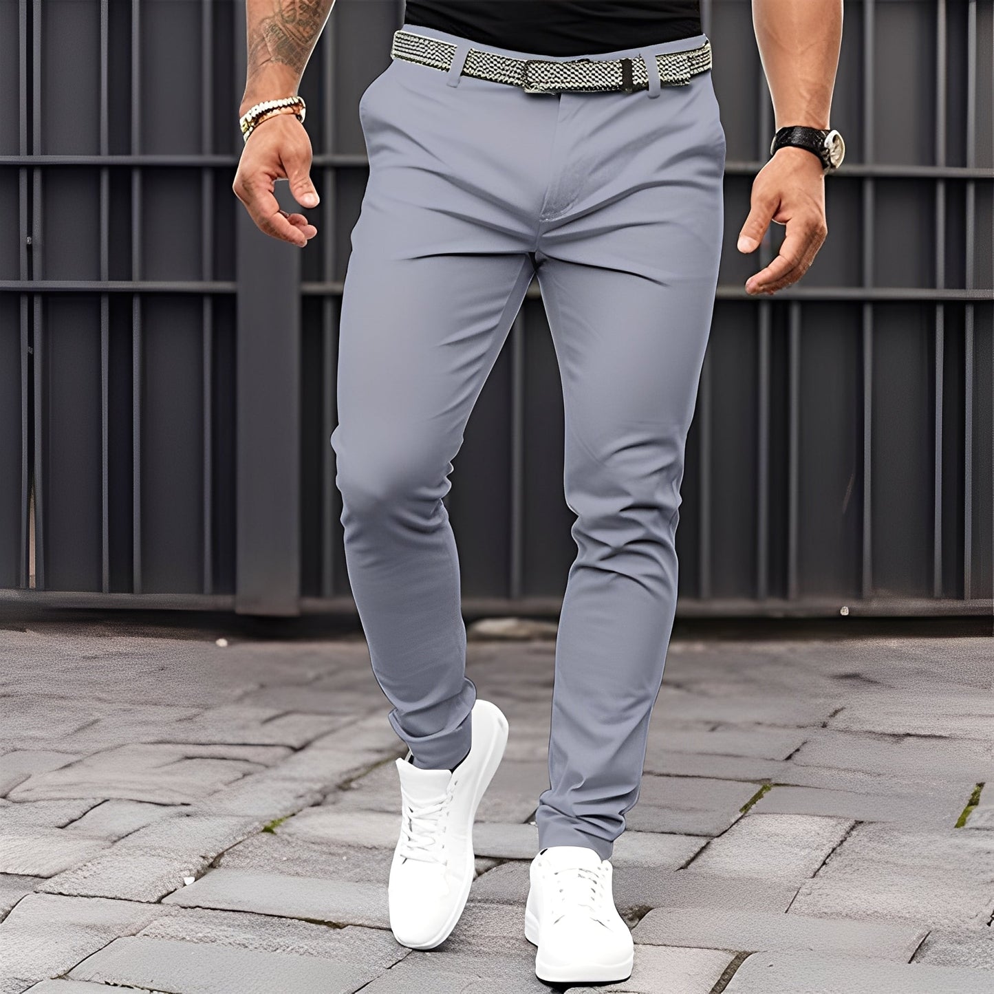 Raphael - Trendige, schmal geschnittene Herrenhose
