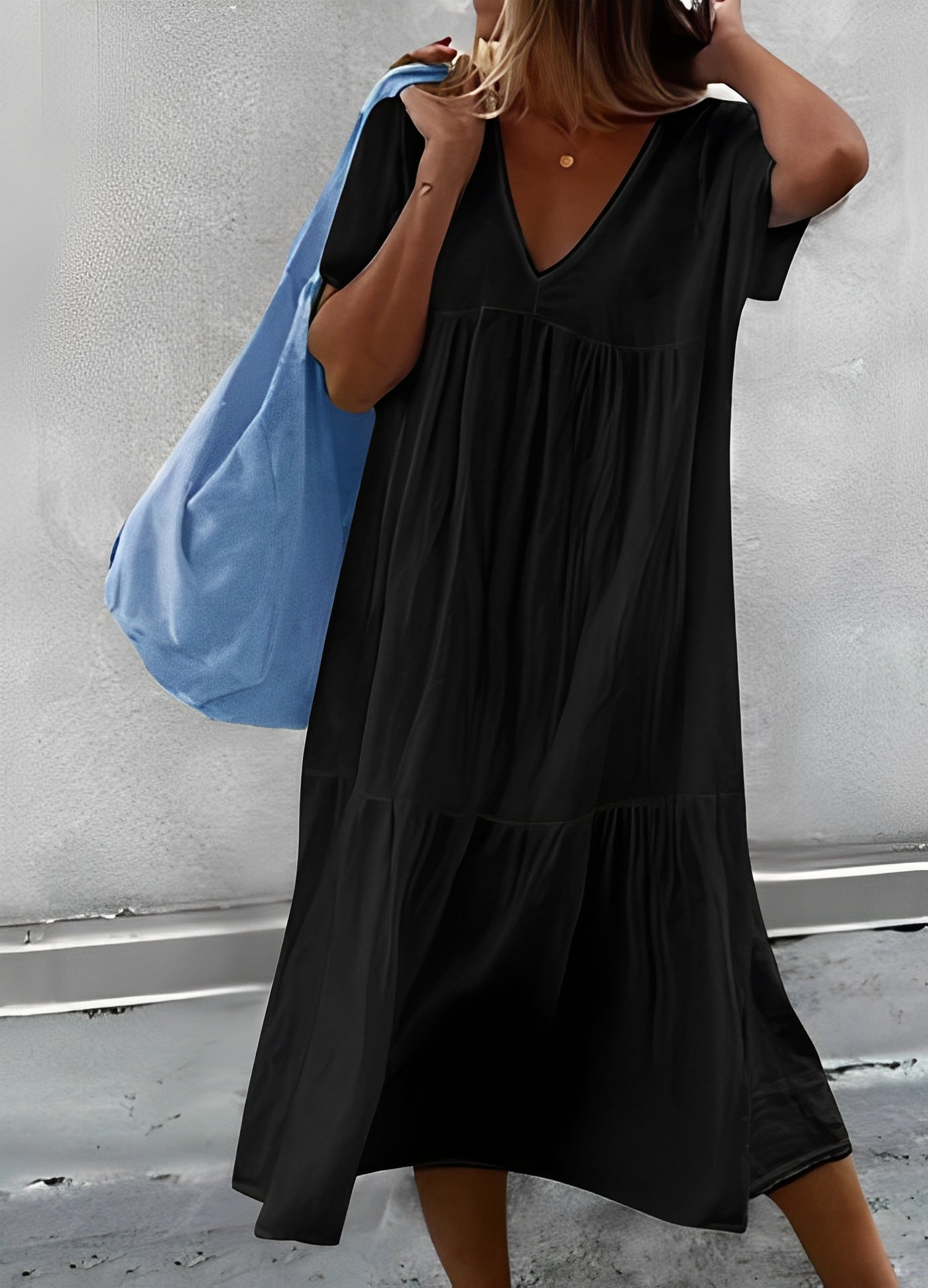 Myranda - Lockeres Midikleid mit Print