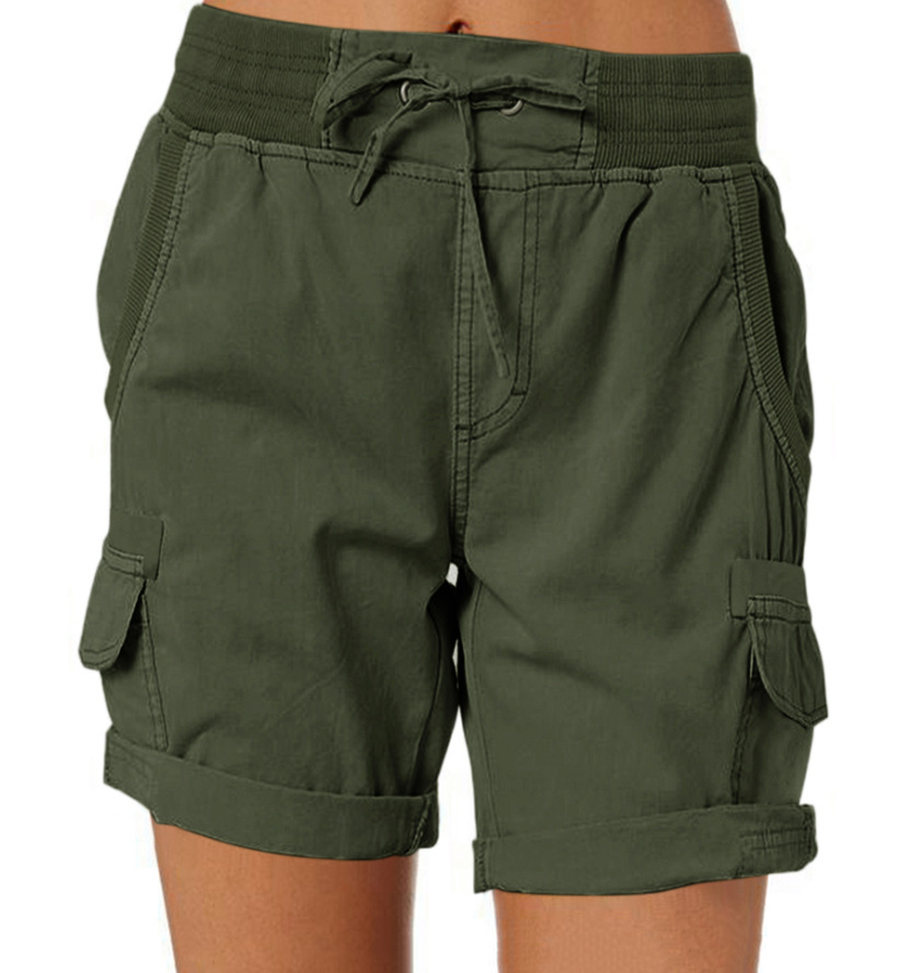 Susanna - Sommerliche Damen-Cargoshorts mit hohem Bund