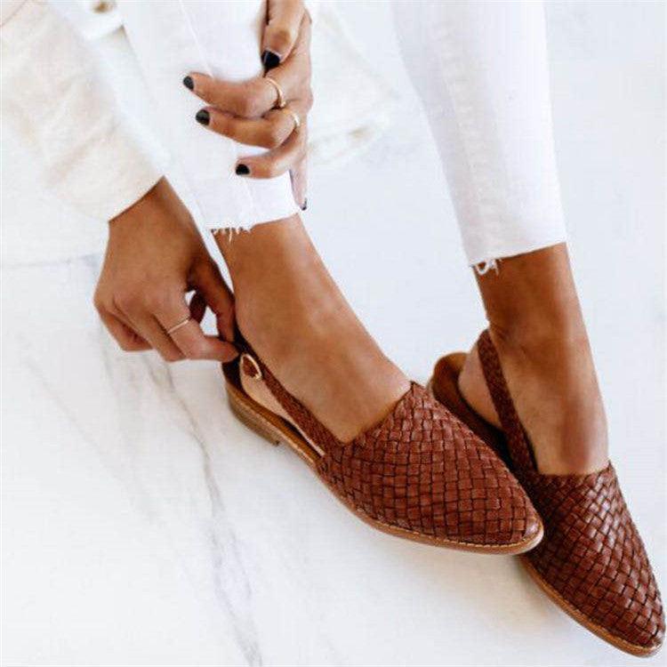 Rana - Bequeme Leder Flats Damen