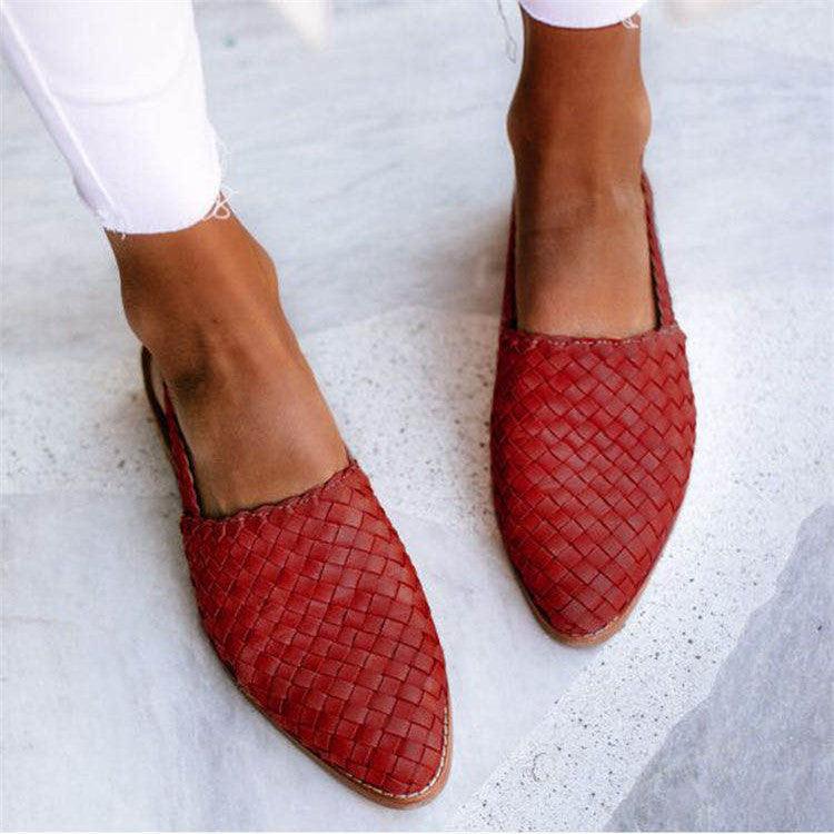 Rana - Bequeme Leder Flats Damen