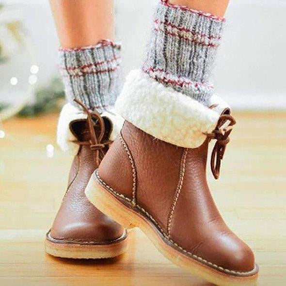 Asami - Damenstiefel mit Wollfutter und wasserfest