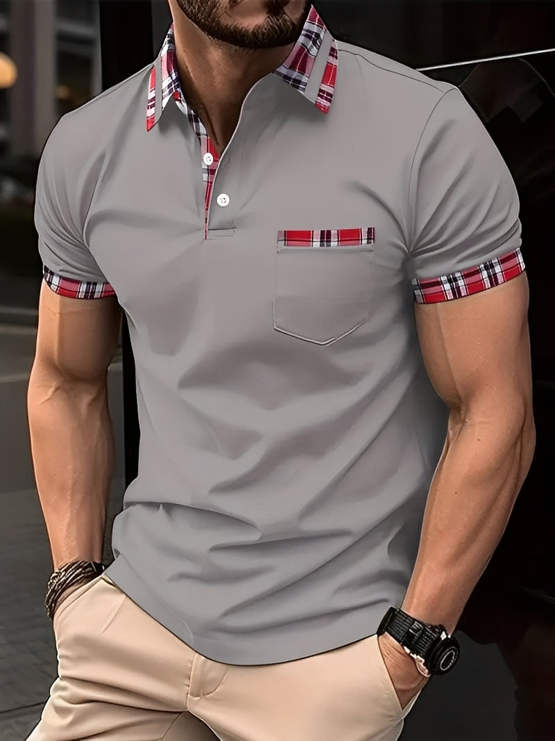 Ryker - Stilvolles Poloshirt mit Herrenbrusttasche