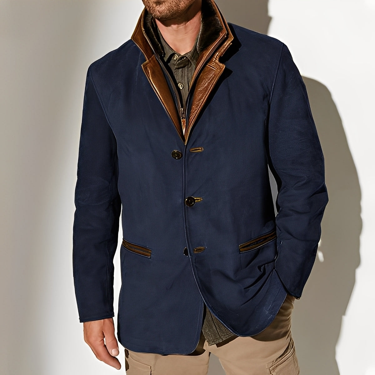 Durward - Männerjacke im traditionellen Stil mit Taschen