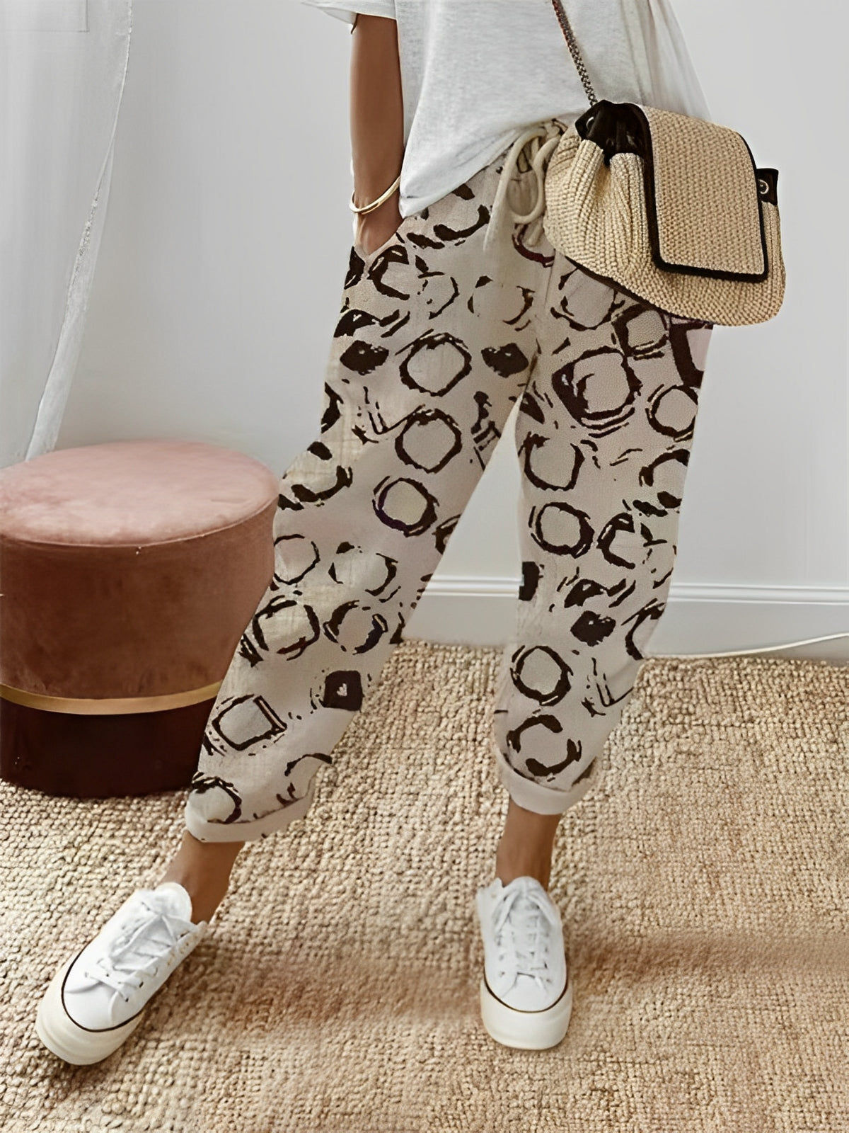 Sherie - Bequeme, lockere Leinenhose für Damen