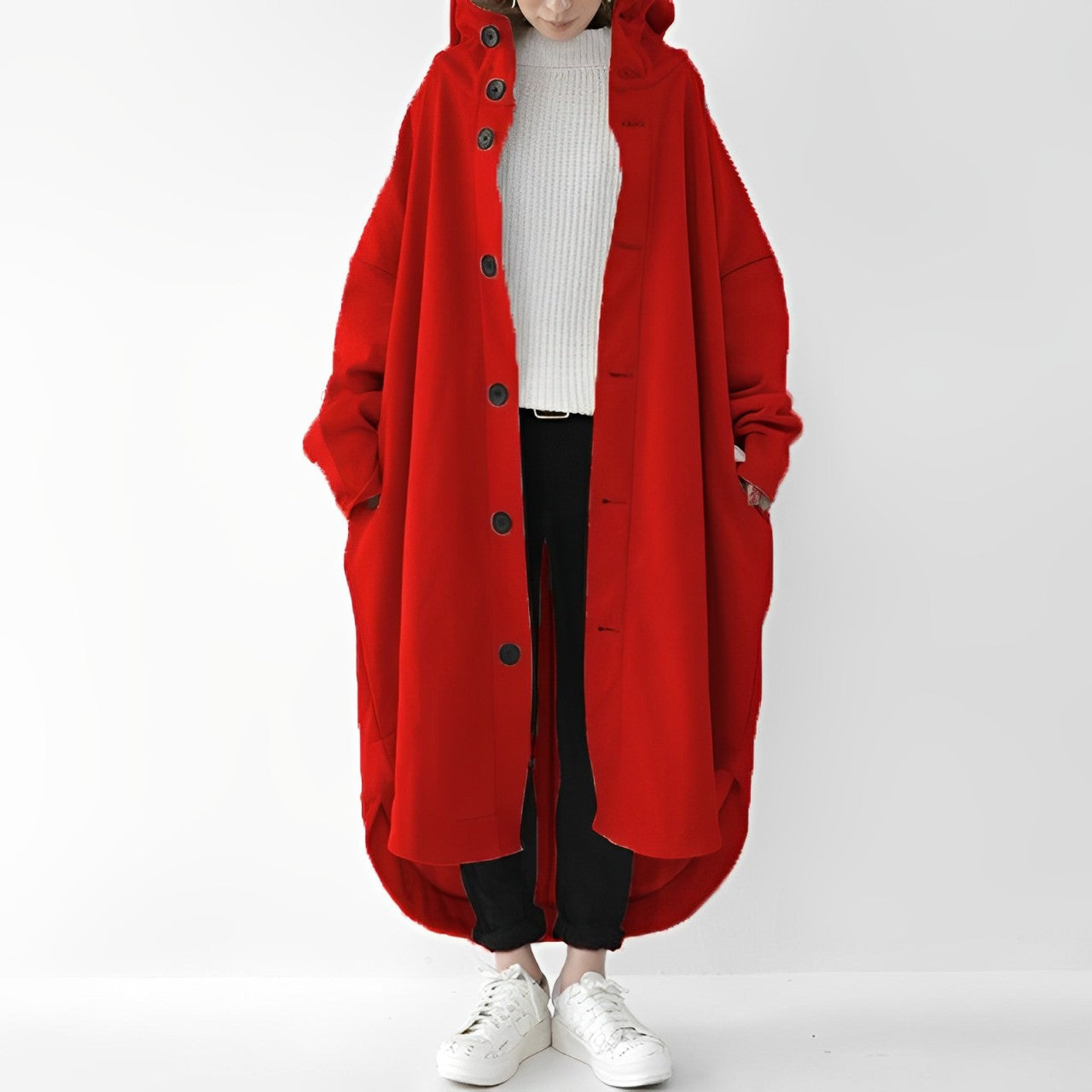 Jennica - Langer, lässiger Damen-Trenchcoat