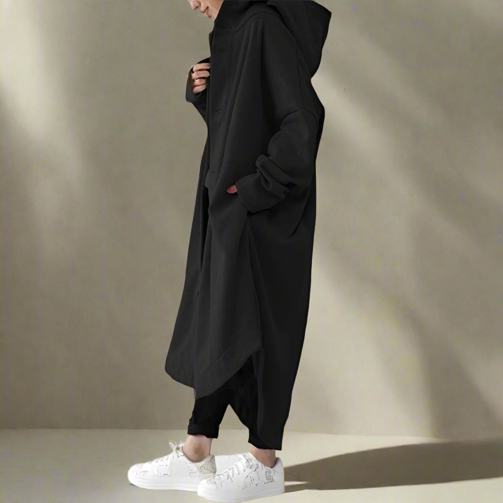 Jennica - Langer, lässiger Damen-Trenchcoat