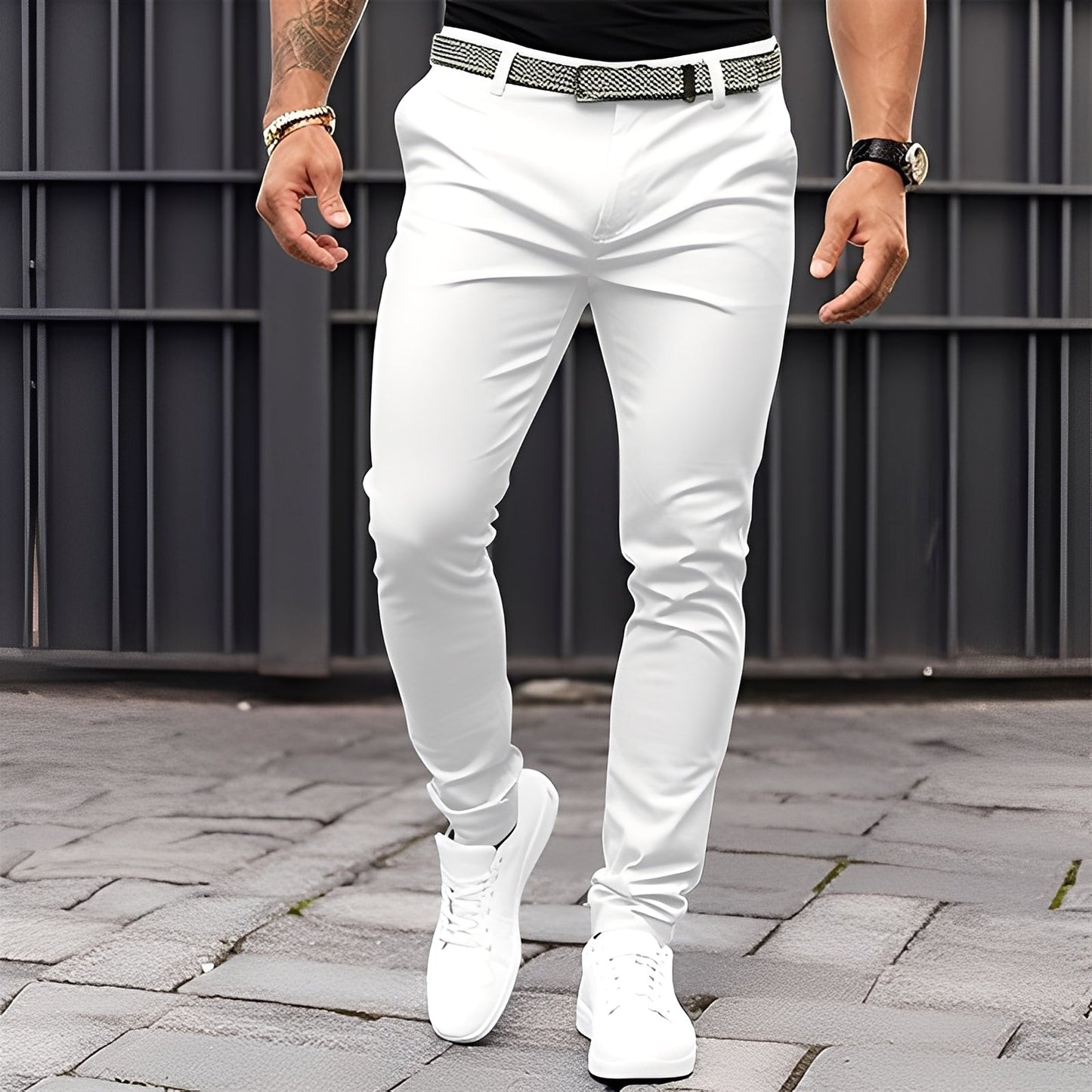 Raphael - Trendige, schmal geschnittene Herrenhose