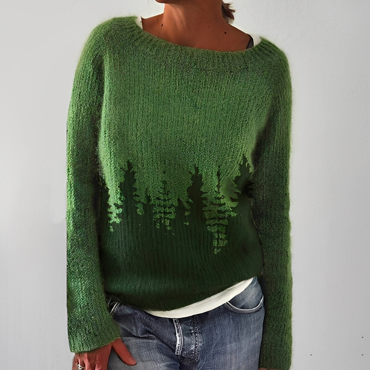 Christiana - Klassischer Damenpullover mit Muster