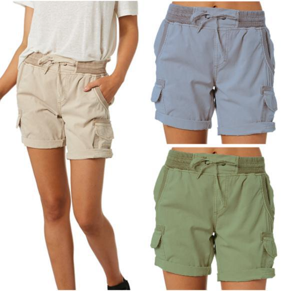 Susanna - Sommerliche Damen-Cargoshorts mit hohem Bund