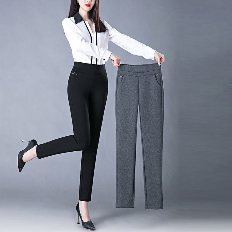 Athena - Schicke dehnbare Damenhose mit hohem Bund