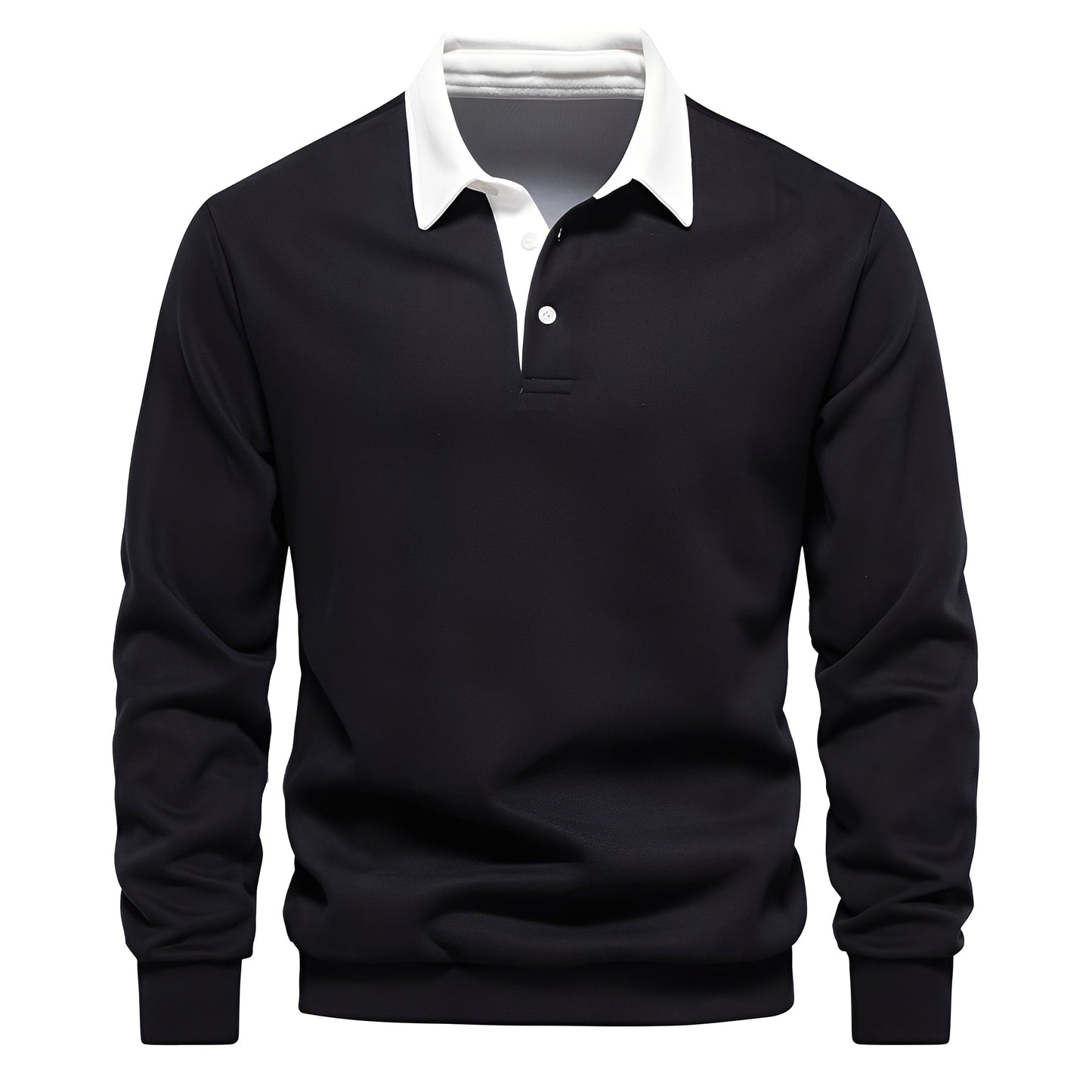 Sonnie - Bequemes Herren-Langarm-Poloshirt