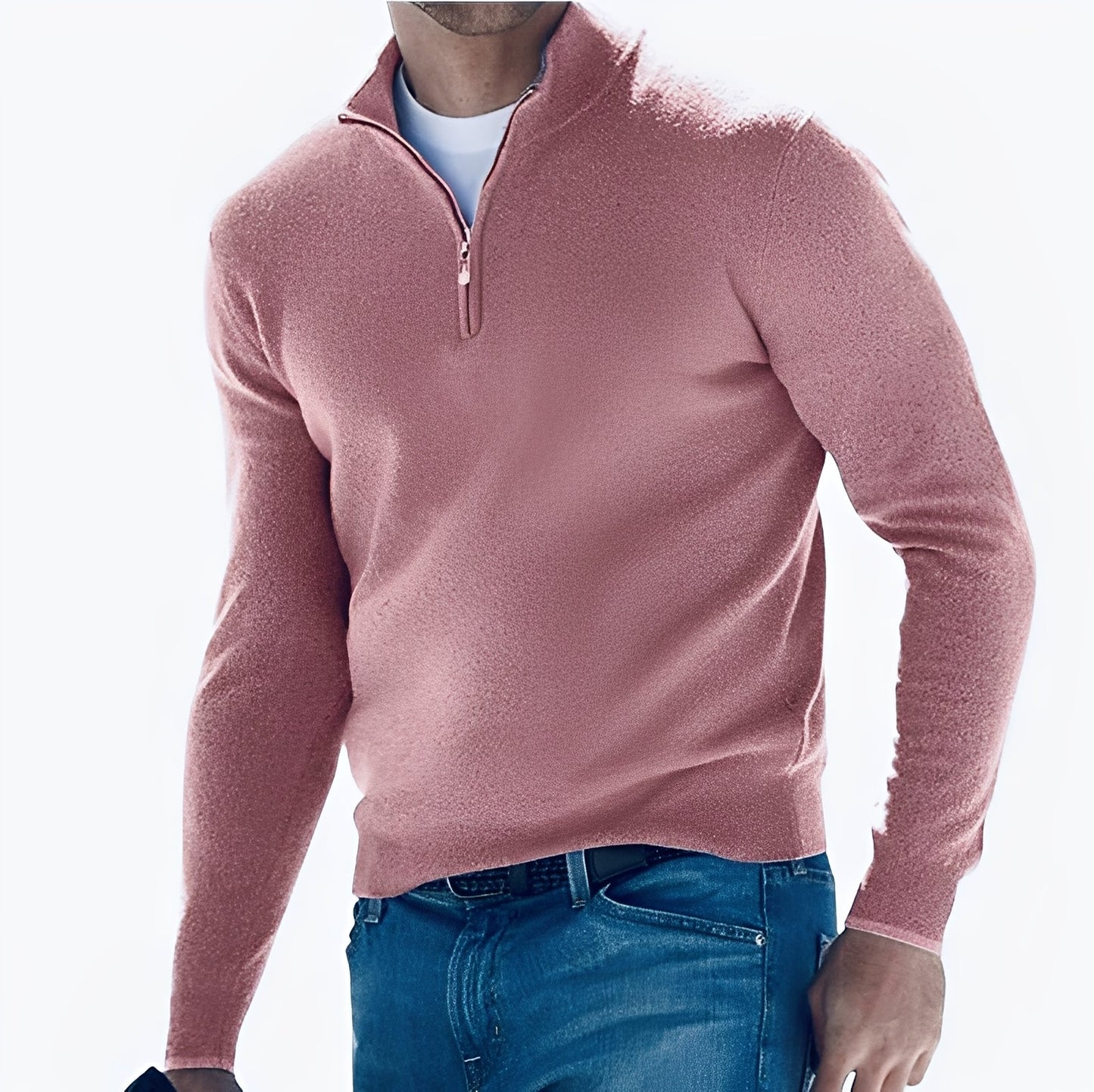 Rufus - Leichte Herrenjacke mit Reißverschluss und hohem Kragen