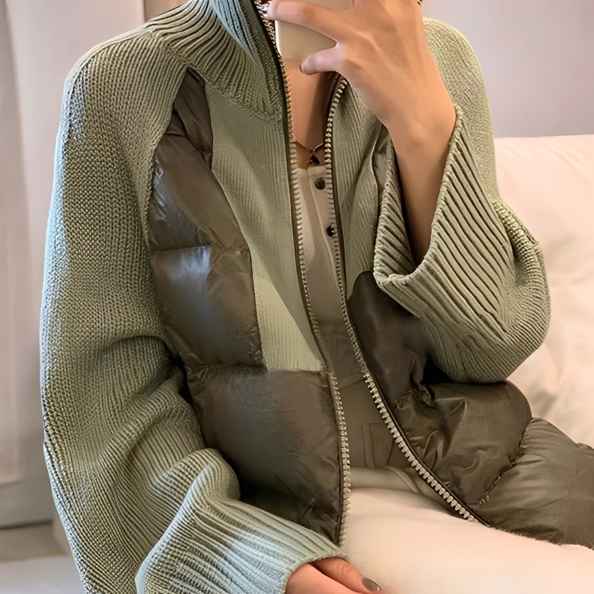 Harley - Bequeme Strickjacke mit Reißverschluss für Damen