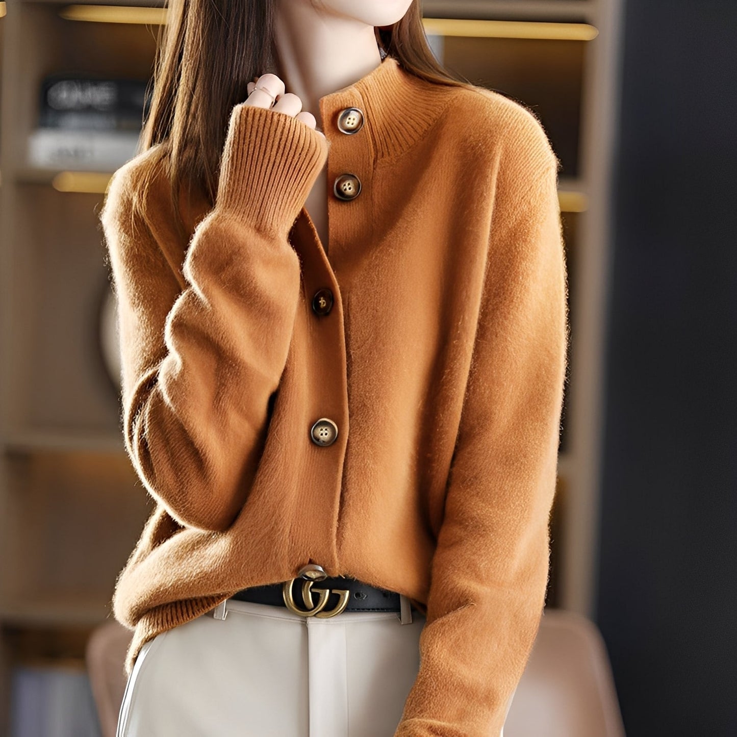 Melba - Klassischer, gemütlicher Damen-Wollpullover