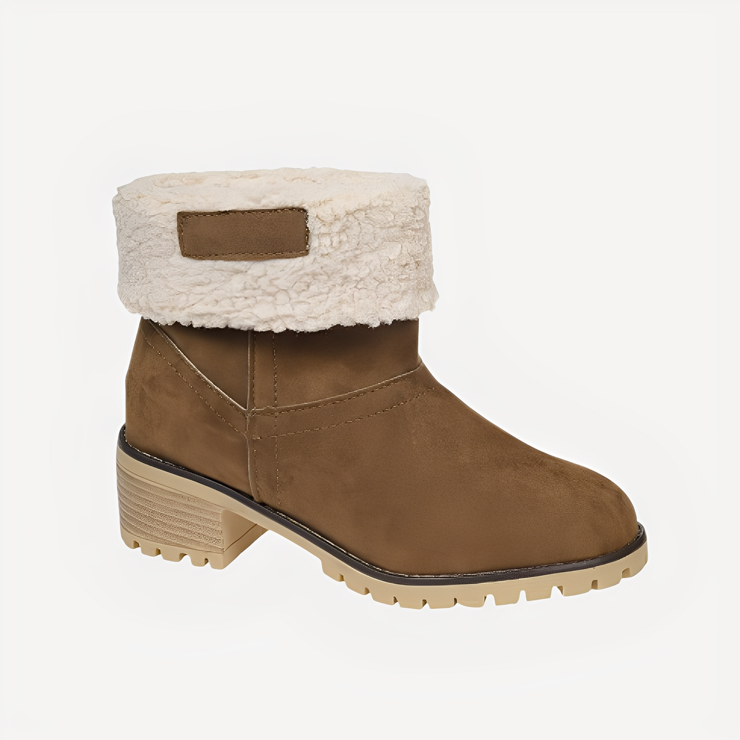 Claudia - Stylish, warm winter boots with heels for women