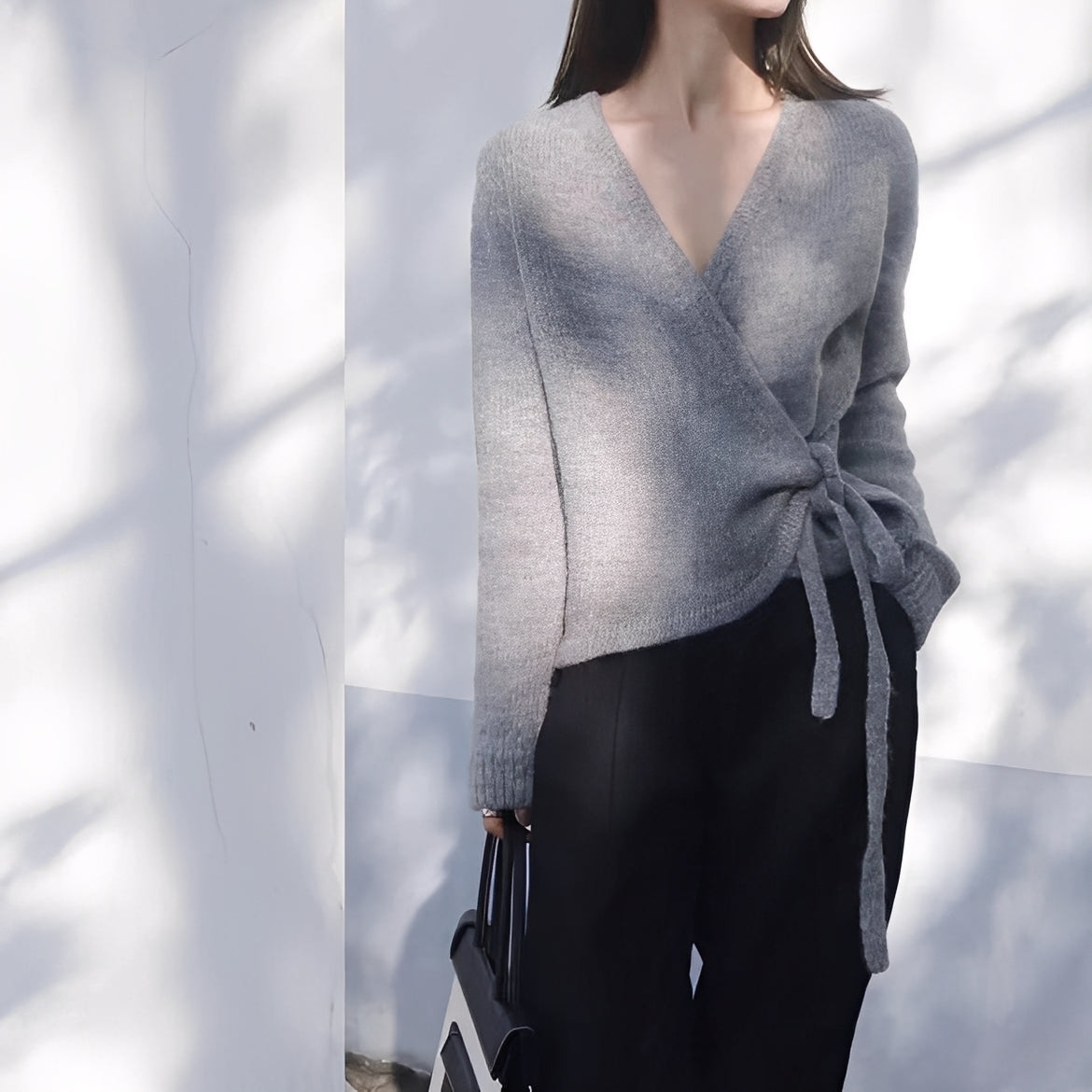 Eleanore - Schicker Damenpullover mit schrägem Muster