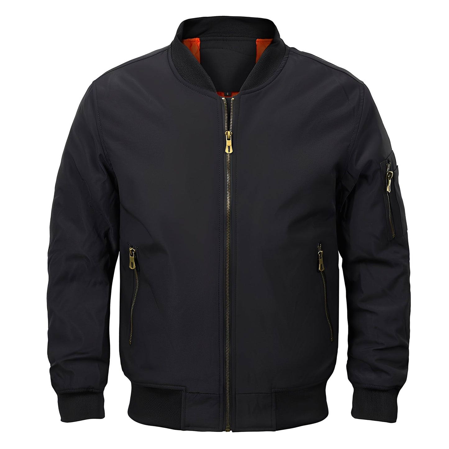 Maynerd - Herren-Bomberjacke mit Taschen und Reißverschluss