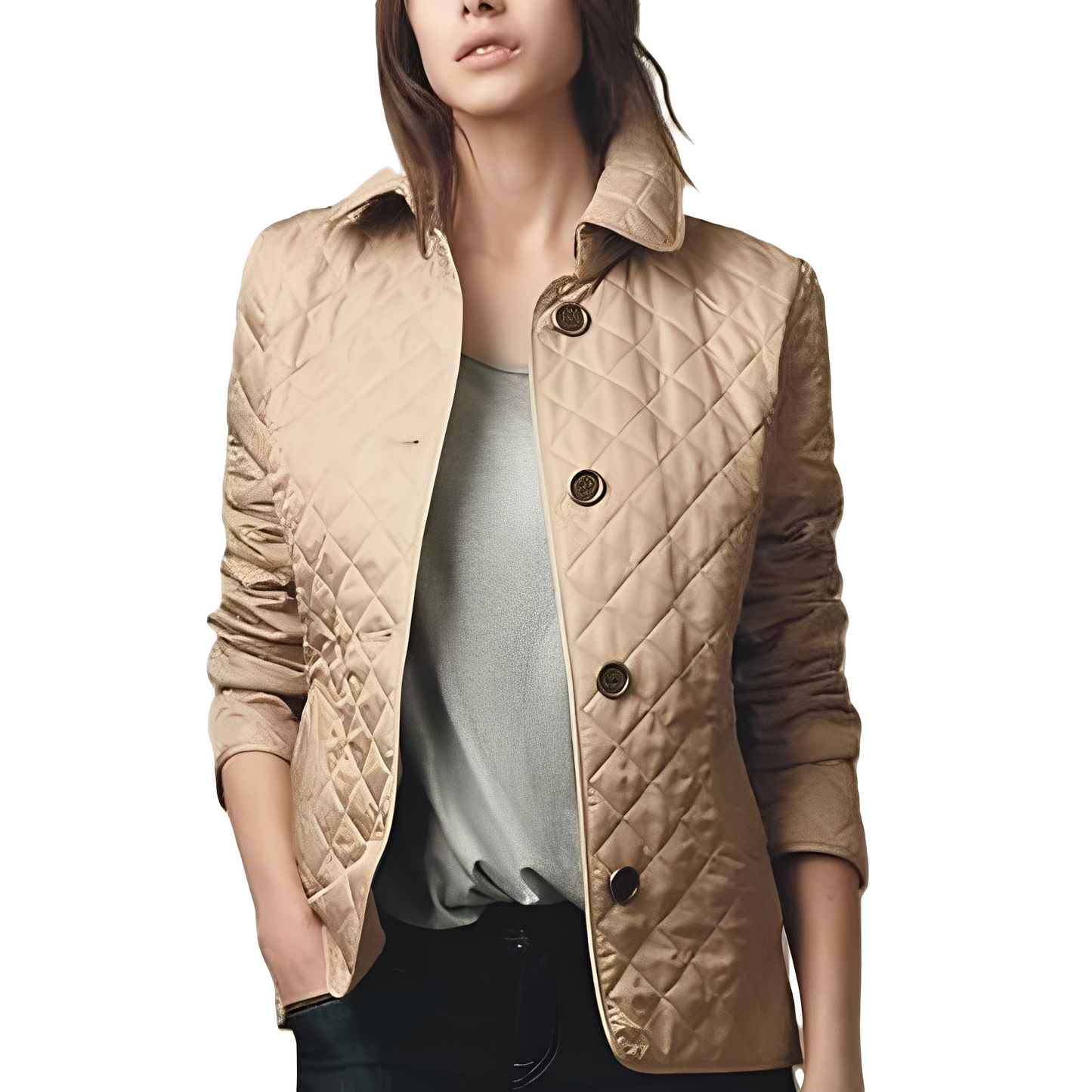 Meryl - Warme, eng geschnittene Damenjacke