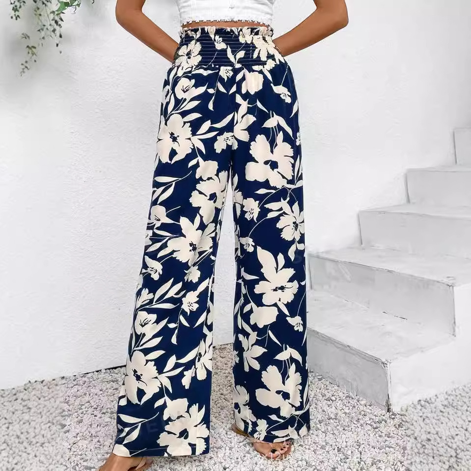 Sharise - Hochgeschnittene Damenhose mit weitem Bein