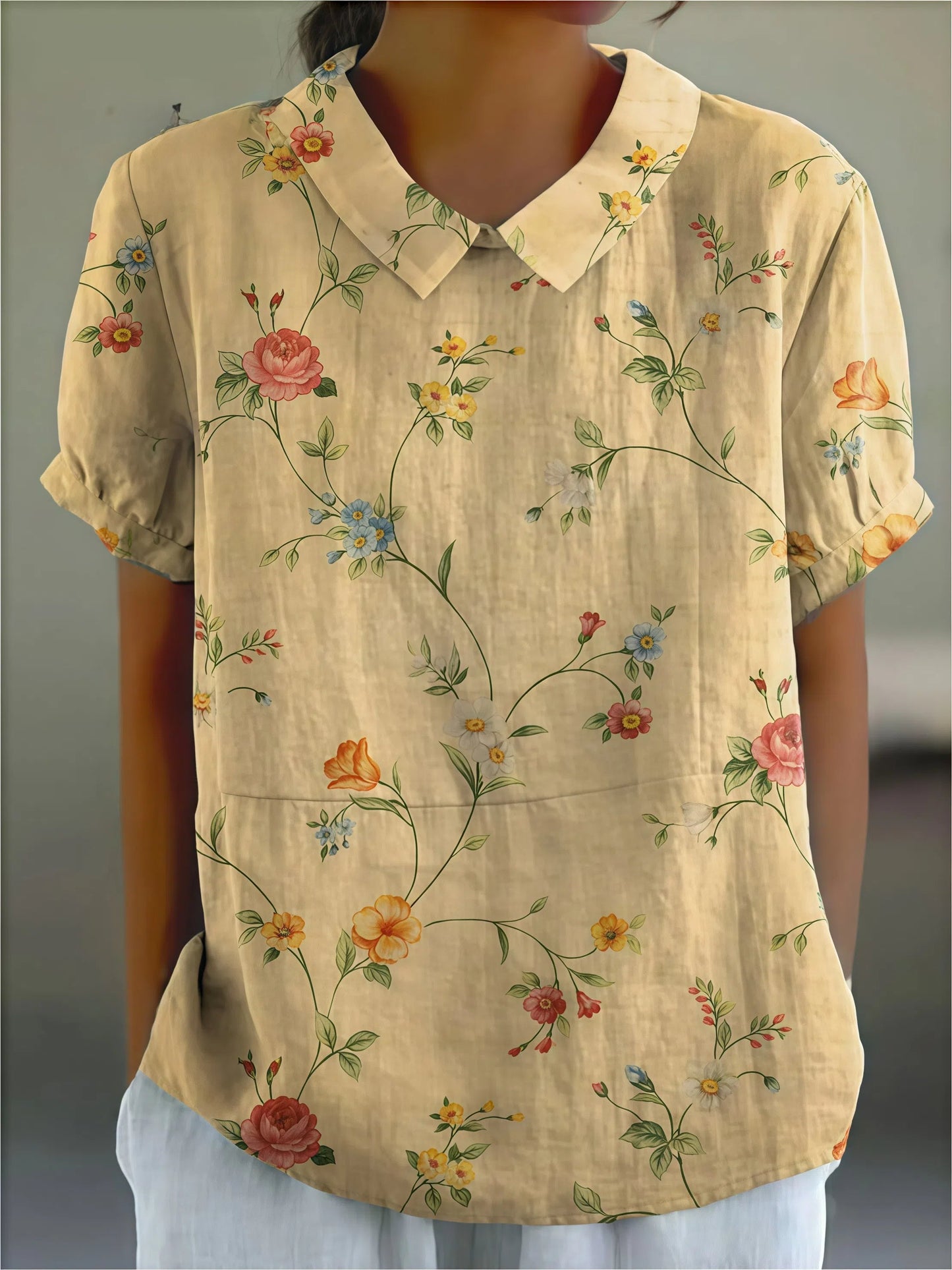 Alejandra - Legeres Hemd mit Blumenprint