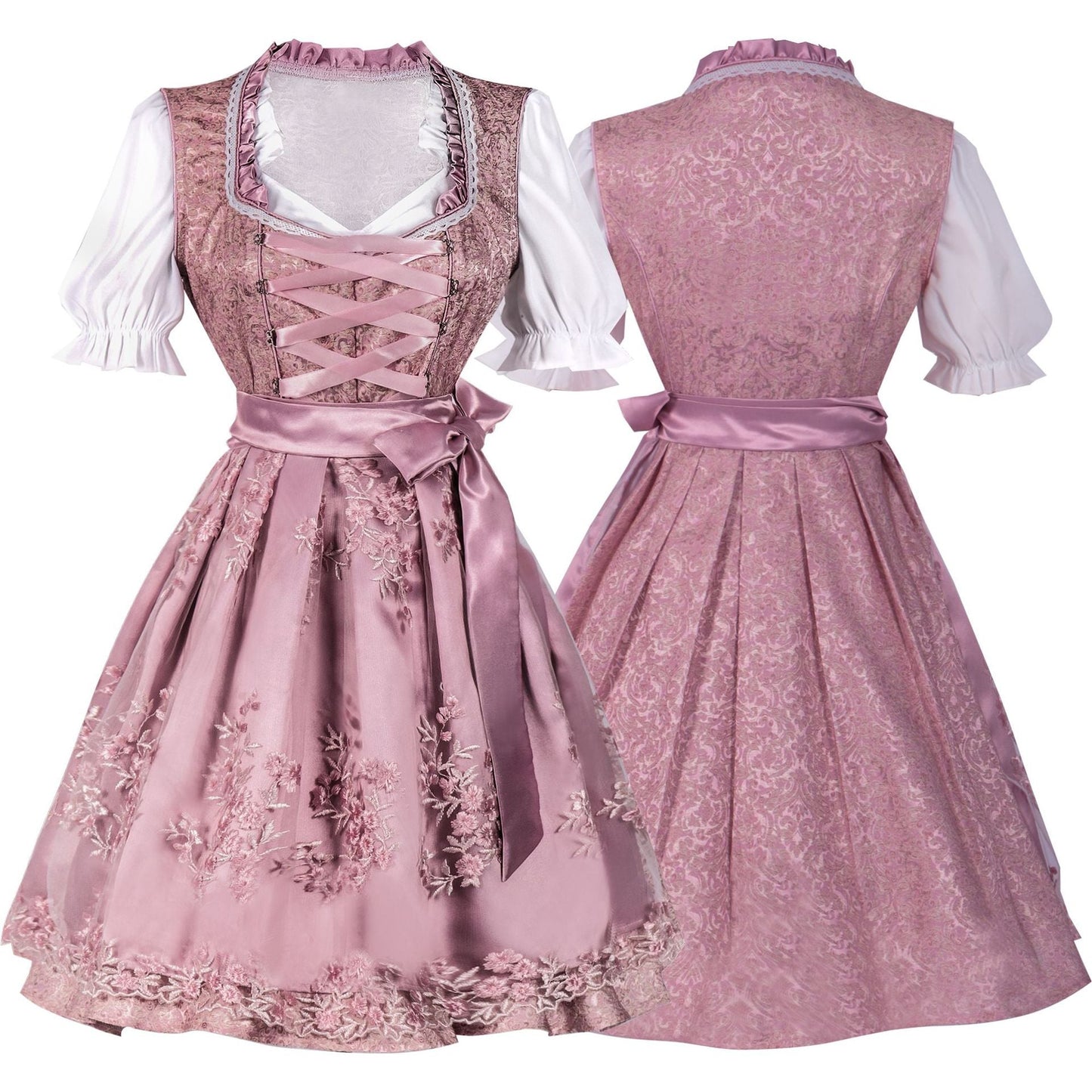 Rachael - Traditionelles Oktoberfest-Dirndl mit Schleife für Frauen