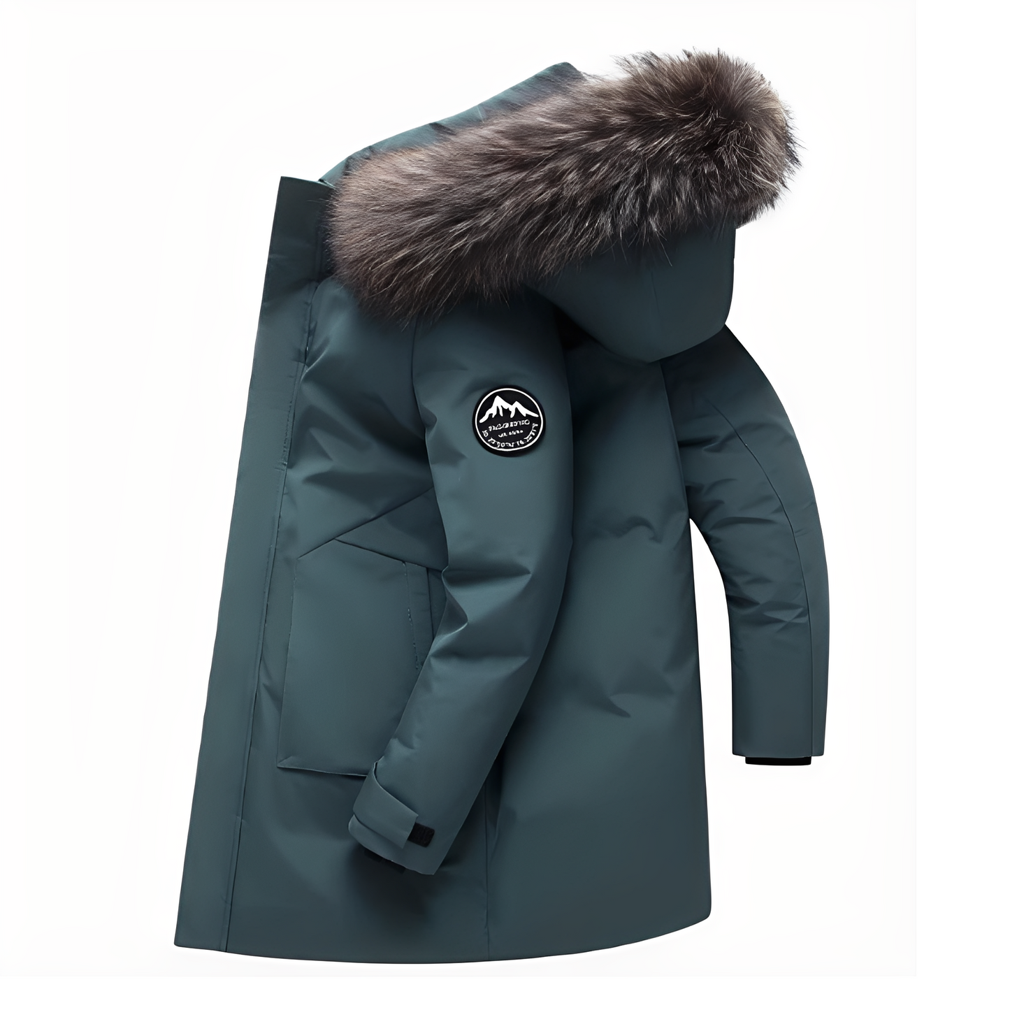 Crosby - Herren-Daunenjacke mit Fellkapuze